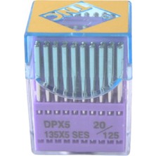 Tnc Düz Makine Kalın Dip Dikiş İğnesi / DPX5 SES 20/125 100ADET