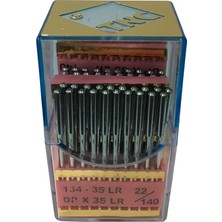 Tnc Saya Baltalı Yanmaz Dikiş İğnesi /134-35LR(DPX35) PVD 22/140 100ADET