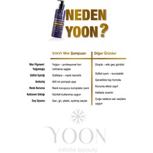 Yoon Mor Şampuan 400ML – Turunculaşma Engeller, Sarı, Gri, Platin Saçlara Özel Renk Koruyucu