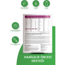 Pregnacare Folik Asit,Sibirya Ginsengi,Demir,Magnezyum İçeren Hamilelik Öncesi Kadın ve Erkek Destek Vitamini