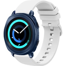 Kreton Samsung Gear Sport ile Uyumlu Kordon Jel Silikon Tokalı Kayış