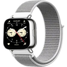 Tagomoon Redmi Watch 5 Active / Lite ile Uyumlu Kordon Kumaş Desenli Cırt Cırtlı Spor Kayış