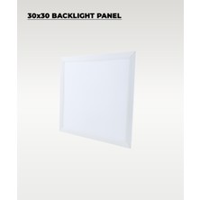 AC Aydınlatma 24W 30X30 Backlight LED Panel Armatür Beyaz Işık - 2 Adet