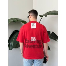 Baskılı Oversize T-Shırt