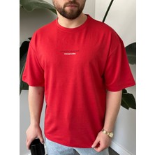 Baskılı Oversize T-Shırt