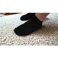10'lu Ekonomik Paket Renkli ( Siyah-Gri) Erkek Kısa Çorap