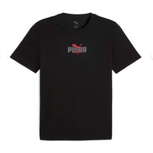 Puma Graphic Tee 68803275 Erkek Kısa Kol T-Shirt - Puma - Graphic Tee - Siyah - ST02836-SIYAH-L