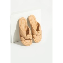 Pembe Potin Özel Tasarım Yumuşak Taban Kadın Terlik 007-79-23