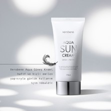 Verobene Aqua Sun Cream Su Bazlı Nemlendirici Güneş Kremi SPF50 Kore 70ml