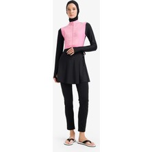 DeFacto Regular Fit Hızlı Kuruyan Baskılı 5'li Burkini Takım E7998AX25HS