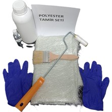 Genel Markalar Polyester Tamir Fiber Reçine Tekne Tamiri Seti 1kg