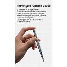 Shaza 24 Parça Hassas Tornavida Seti - Mıknatıslı Alüminyum Kasa Telefon, Pc vb. Tamir Seti