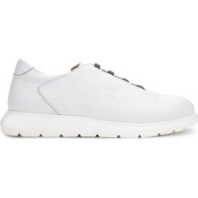Tamer Tanca Erkek Hakiki Deri Beyaz Sneakers & Spor Ayakkabı 1093 1191 Erk Ayk Y25 Beyaz Antık