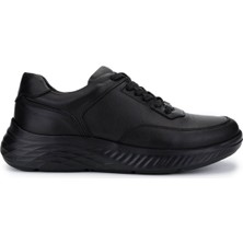 Tamer Tanca Erkek Hakiki Deri Siyah Sneakers & Spor Ayakkabı 298 2893-2530 Erk Ayk Y25 Sıyah