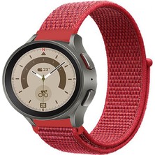 Kreton Samsung Galaxy Watch 4 5 5pro 6 ile Uyumlu Kordon Cırt Cırtlı Spor Kumaş Kayış