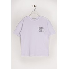Zepkids Erkek Çocuk Beyaz Renkli Timeless Baskılı Tişört