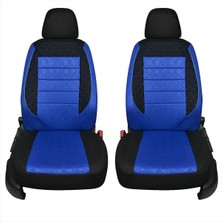 Honda Civic 1.6 Uyumlu Mavi Oto Koltuk Kılıfı (Tam Takım Ön Arka Araç Koltuk Kılıfı)