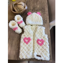 Alize Puffy Kalp Model Bebek Yelek Set