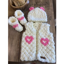 Alize Puffy Kalp Model Bebek Yelek Set