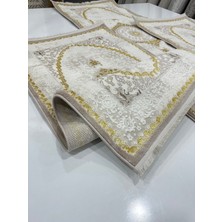Yatak Odası Halısı Üçlü Set Gold Vizon Argın Halı