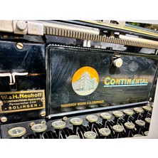 1940 Lar Continental Daktilo - Sorunsuz Çalışır Durumda