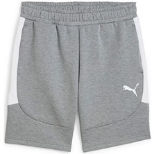 Puma Teamevostripe Shorts Erkek Günlük Şort 65995133 Gri
