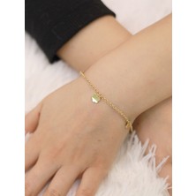 14 Ayar Altın Sallantılı Papatya Bileklik