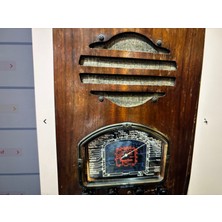 1930’S Sparton Made In Usa Radio 46 cm 35 cm 26 cm Ölçülerinde - Fm Kiti Takılmıştır Çalışır