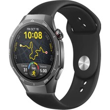Tagomoon Huawei Watch Gt5 Pro 46MM Akıllı Saat ile Uyumlu Yumuşak Dokulu Silikon Kordon Kayış