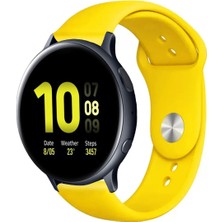 Kreton Samsung Galaxy Watch Active 2 40MM/44MM ile Uyumlu Kordon Yumuşak Dokulu Esnek Jel Silikon Kayış