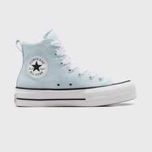 Converse Chuck Taylor All Star Lift Kadın Mavi Platform SNEAKER.454