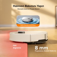 Roborock Q8 Akıllı Robot Süpürge Beyaz