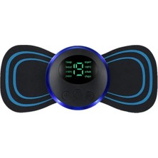 8 Modlu Mini Şarjlı Kelebek LCD Masaj Bantı Kas Stimülatörü