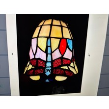 Amerikan Tiffany Abajur 56 cm Boyunda