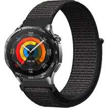 Tagomoon Huawei Watch Gt5 46MM ile Uyumlu Kordon Kumaş Desenli Cırt Cırtlı Spor Kayış
