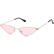 Toz Vintage Ulizo Kadın Pembe Üçgen Güneş Gözlüğü