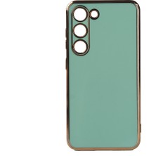 Galaxy S23 Plus Kılıf Znth Bark Kapak-Açık Yeşil