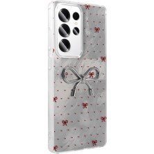 Galaxy S24 Ultra Kılıf Kamera Korumalı Figürlü Znth Ponti Silikon Kapak - Lila