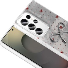 Galaxy S24 Ultra Kılıf Kamera Korumalı Figürlü Znth Ponti Silikon Kapak - Lila