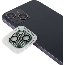 iPhone 13 Mini Uyumlu Znth Cl-08 Kamera Lens Koruyucu-Koyu Yeşil