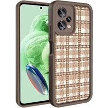 Xiaomi Redmi Note 12 5g Kılıf Kamera Korumalı Baskılı Arka Yüzey Znth Klas Kapak-Beyaz