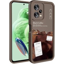 Xiaomi Redmi Note 12 5g Kılıf Kamera Korumalı Baskılı Arka Yüzey Znth Klas Kapak-Beyaz