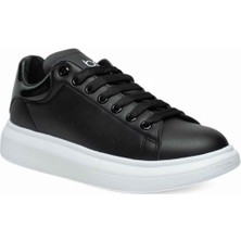 Best Of 150-25 Deri Anatomik Sneaker Siyah Beyaz 36-40