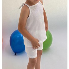 Kız Çocuk Askılı - Şort Takım