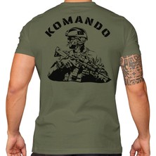 Alfa Giyim Alfa Komando Asker Baskılı Tişört