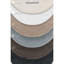 Pamuklu Dokuma Su Emici Banyo Paspas Seti, Banyo Halısı, Vera, 3 Lü Set, Klozet Takım 60X100 - 60X50 - 60X60