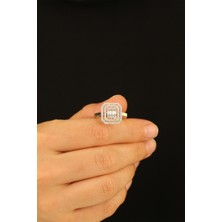  Sıralı Baget Taşlı  Altın Yüzük ÇGKY0059