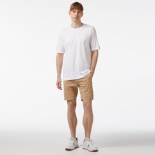 Nautica Erkek Bej Slim Fit Baskılı Bermuda B35517T.2SA