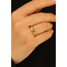  Aşk Düğümü Altın Yüzük ÇGKY0053