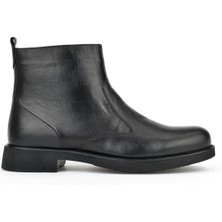 Ziya, Erkek Hakiki Deri Bot 15319Z7113 Siyah